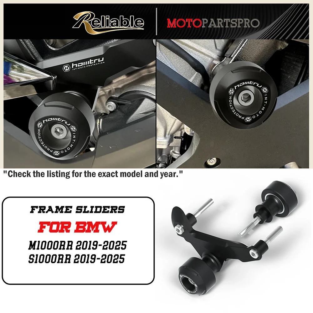 

Fit For BMW M1000RR S1000RR 2019-2025 Motorcycle Falling Protection Engine Frame Slider Fairing Guard Crash Pad Side Protector