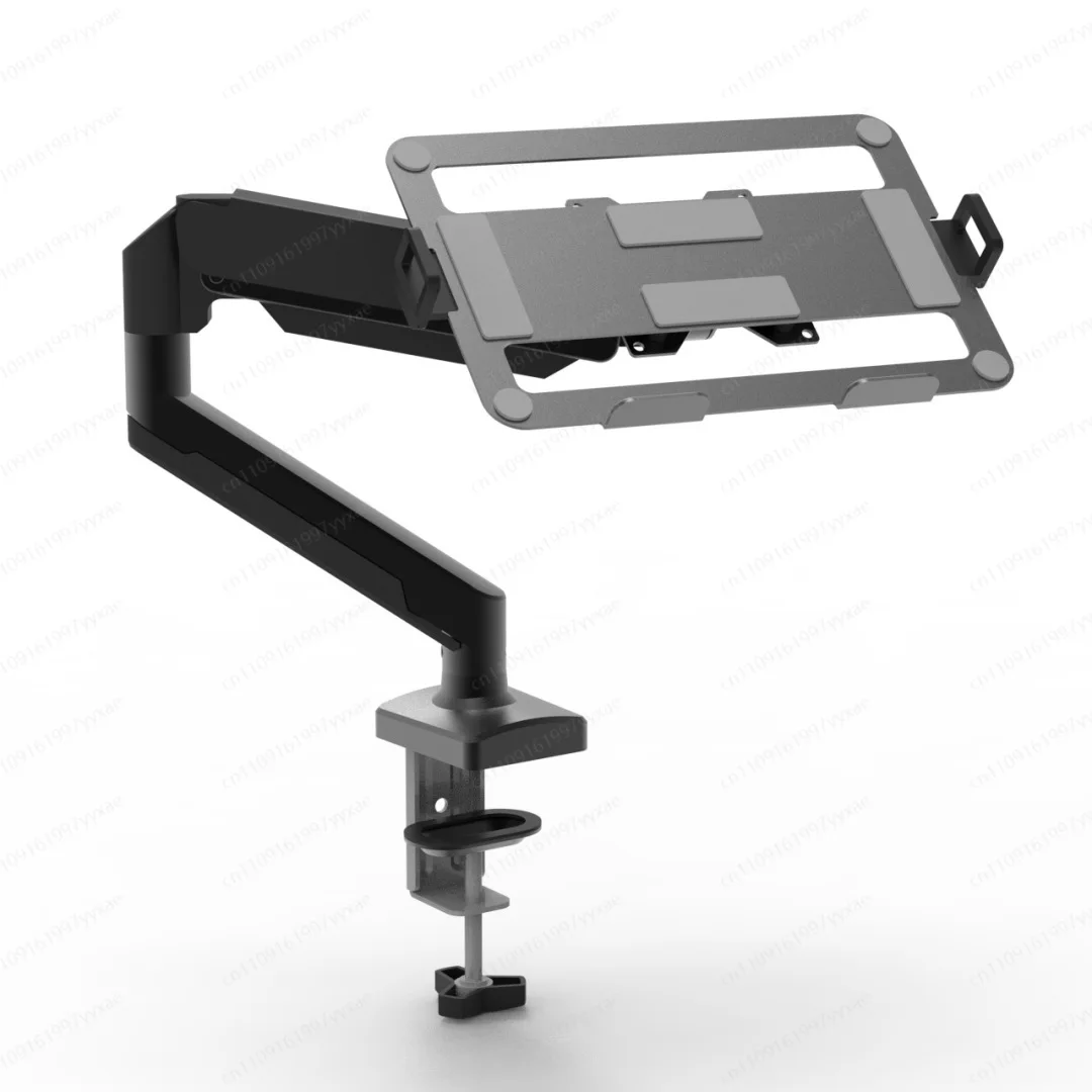 Aluminum alloy double arm with laptop expansion bracket robotic arm