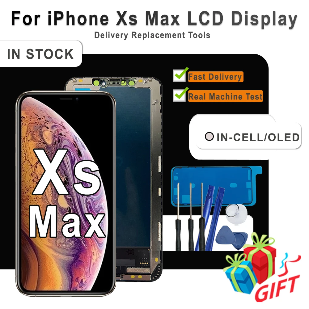 OLED Pantalla For iPhone Xs Max LCD Touch Screen Digitizer Assembly Replacement For iPhone XS MAX LCD A1921 A2101-4 Display