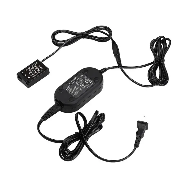 LP-E18 Dummy Battery Coupler for RP 77D 200D 250D 750D 760D 800D 850D Rebel T6I T6S T7I T8I SL2(EU Plug)