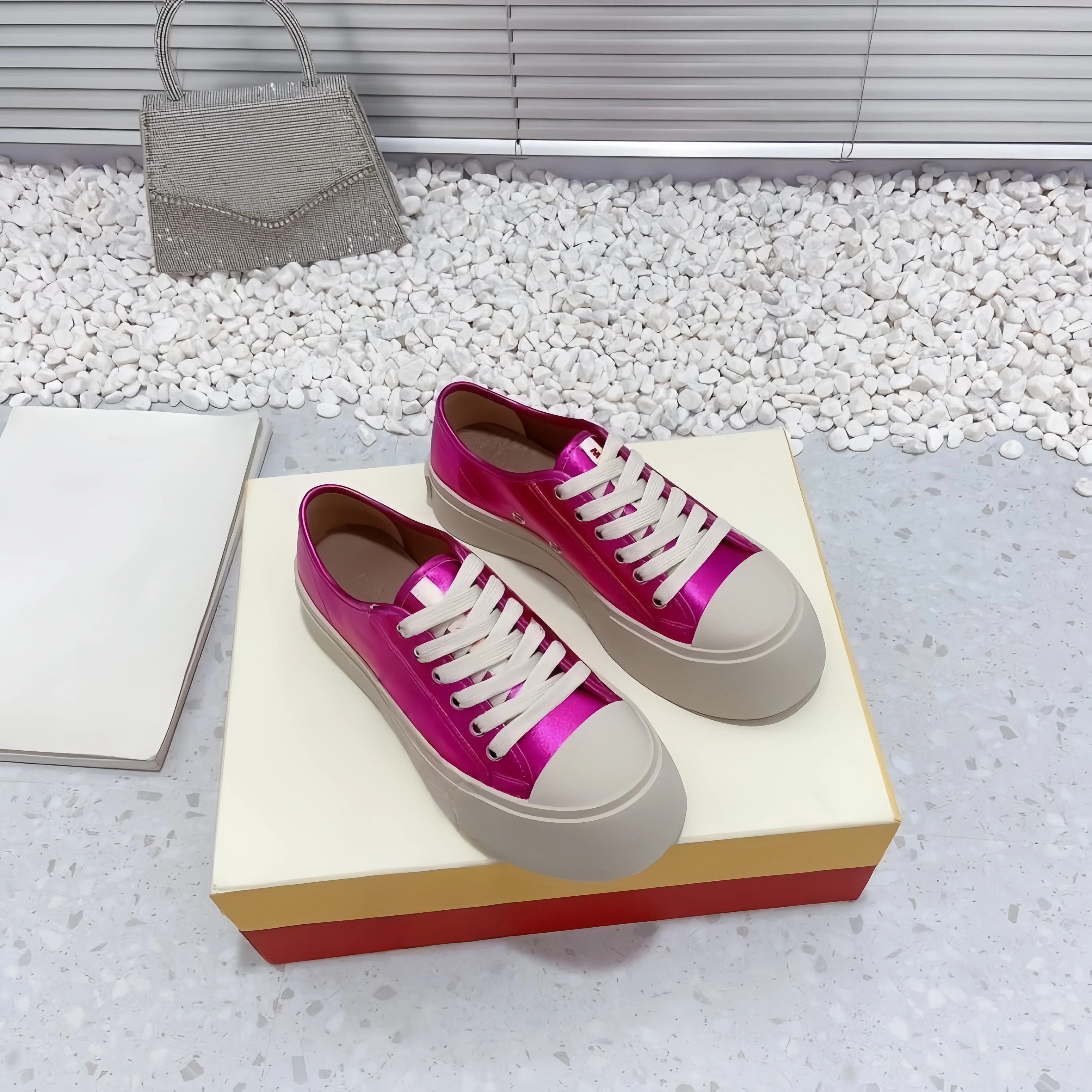 Zapatos Mary Jane de Plataforma para Mujer, Diseño Bicolor, con Cordones de Cuero Grueso, Zapatos Casuales de Skate, Zapatos Deportivos para Caminar por la Calle, Regalos