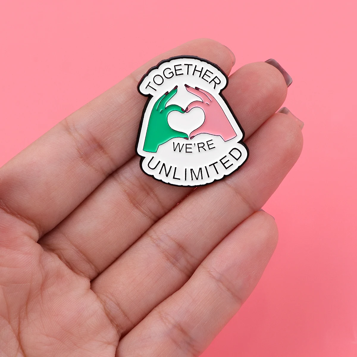 Cute Rabbit Enamel Pin ADHD Brooches for Women Lapel Pins Badges on Backpack Clothing Accessories Animal Jewelry Birthday Gift