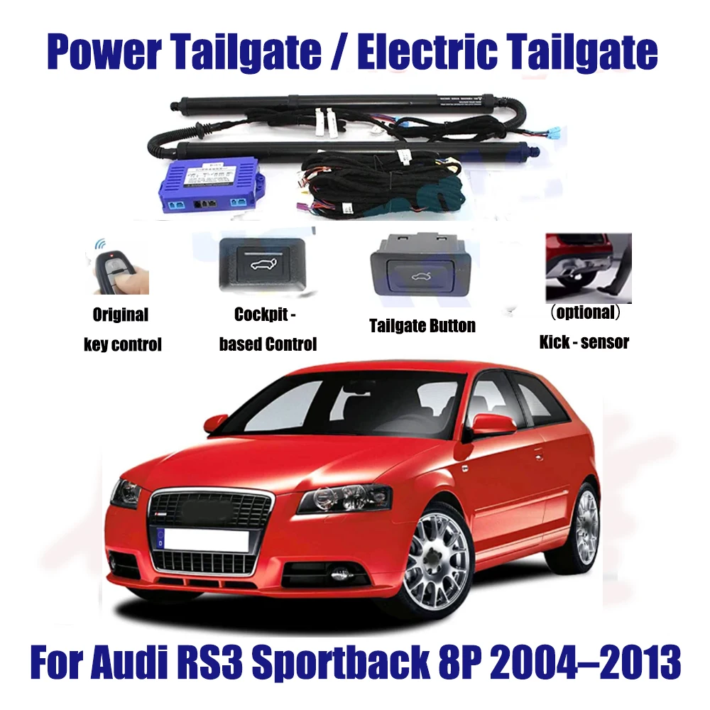 For Audi RS3 Sportback 8P 2004–2013 Car Automatic Lifting kit Opening Trunk Intelligent Electric Lift Tailgate