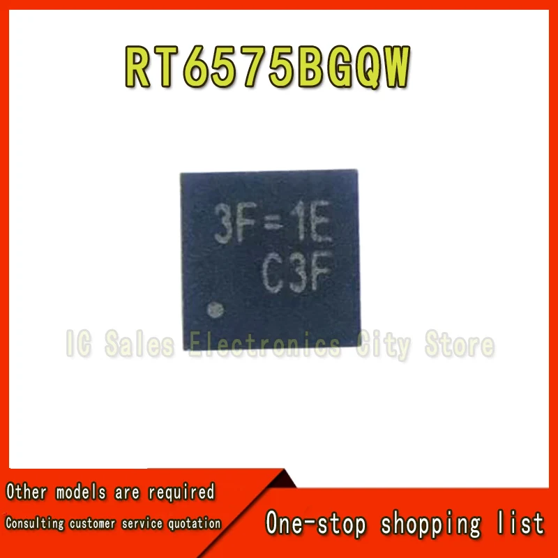 (5piece)100% New RT6575BGQW RT6575B ( 3F=1D 3F=.. ) QFN-20 Chipset