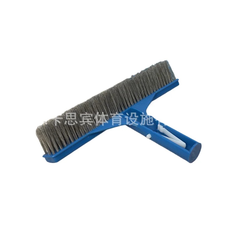 10 Inch Stainless Steel Wire Brush Pool Wall Cleaning Moss Algae Removal Swimming Pond Maintenance Tool