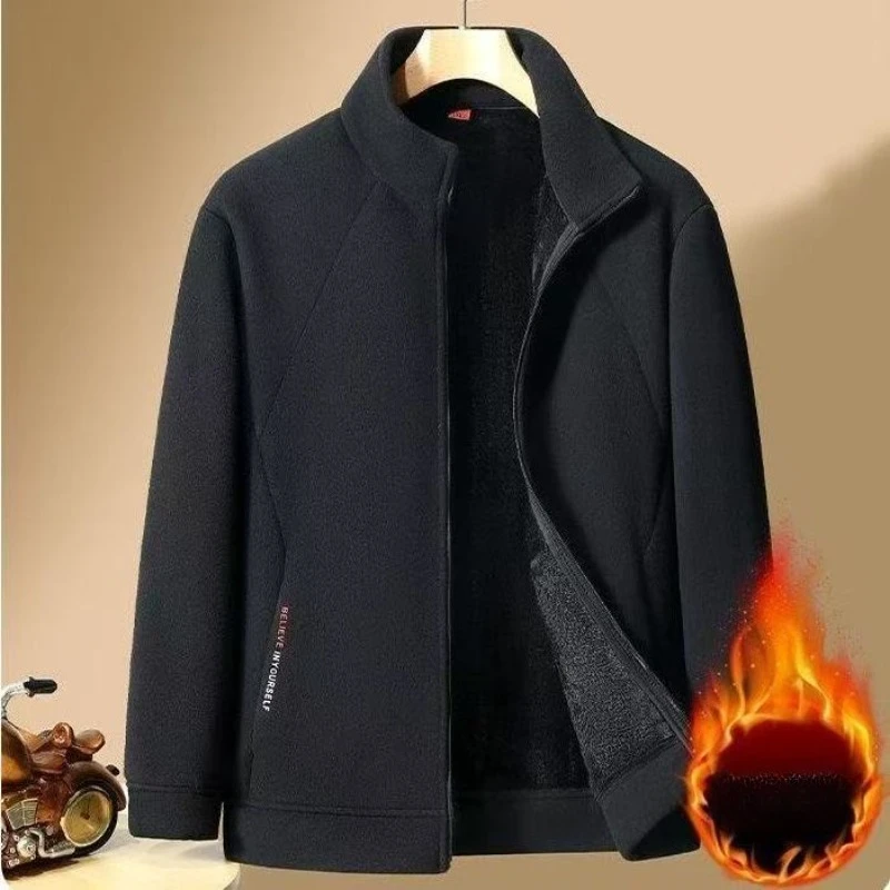 

2025 New Men Winter Jacket Brand Polar Fleece Fashion Windproof Outwear Heavy Warm Outdoor Male Autumn Jacket Coat