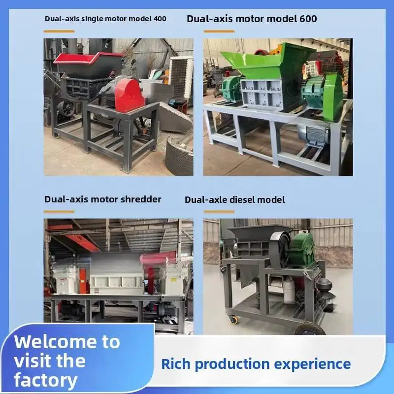 

Packaging, Plywood With Nails, Wood, Leather, And Bones Industrial Plastic Shredder For Scrap Fabric, Furniture