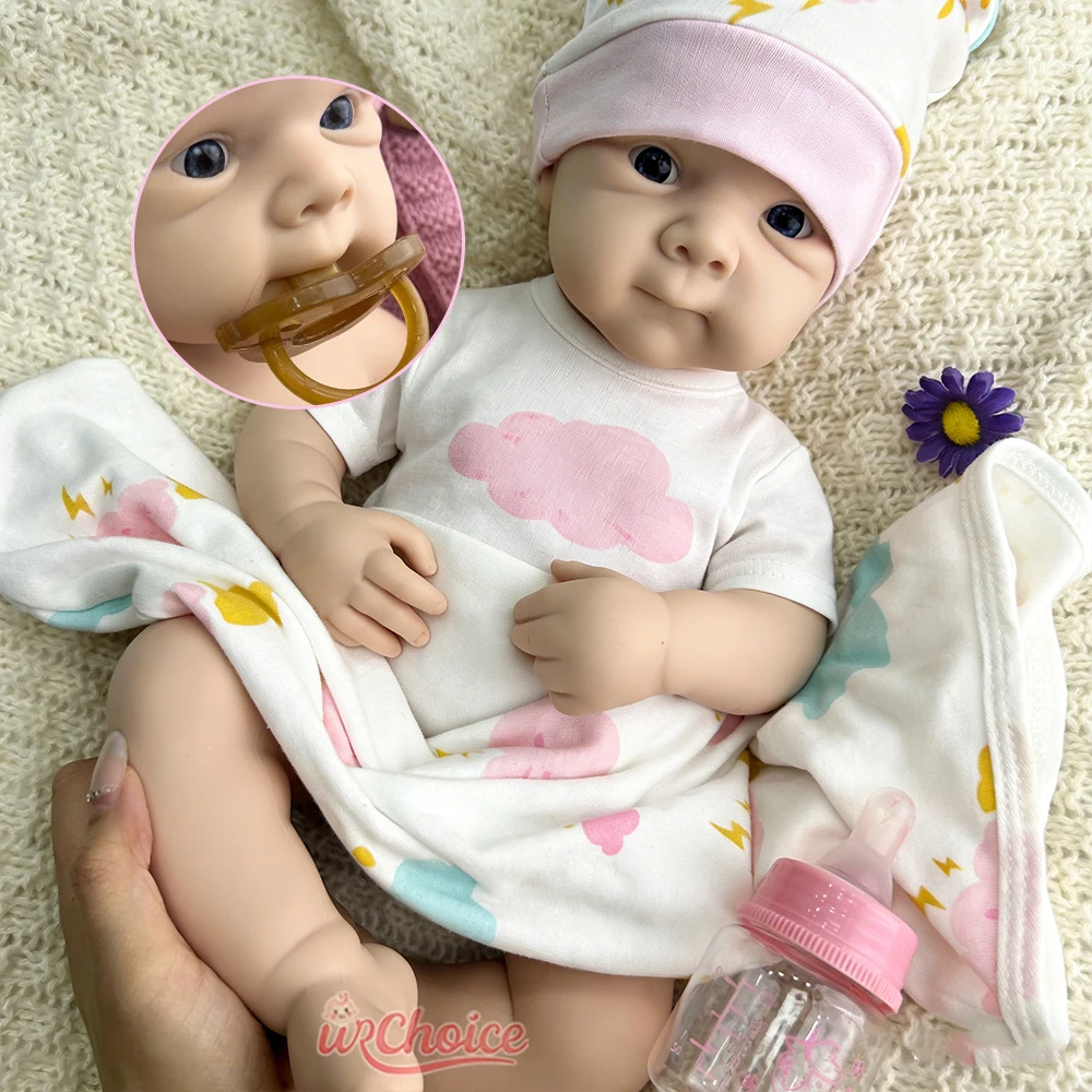 

Кукла-реборн ручной работы, 20 дюймов, полностью силиконовая, девочка Бетти, с открывающимся ртом, реалистичная, с эффектом веса новорожденного, для фотосъемки