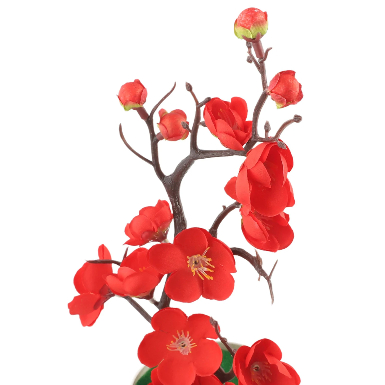 Artificial Plant Bonsai Simulation Plum Lamei Ornaments Home Office Garden Wedding DIY Blossom Decor Free Shape Floral