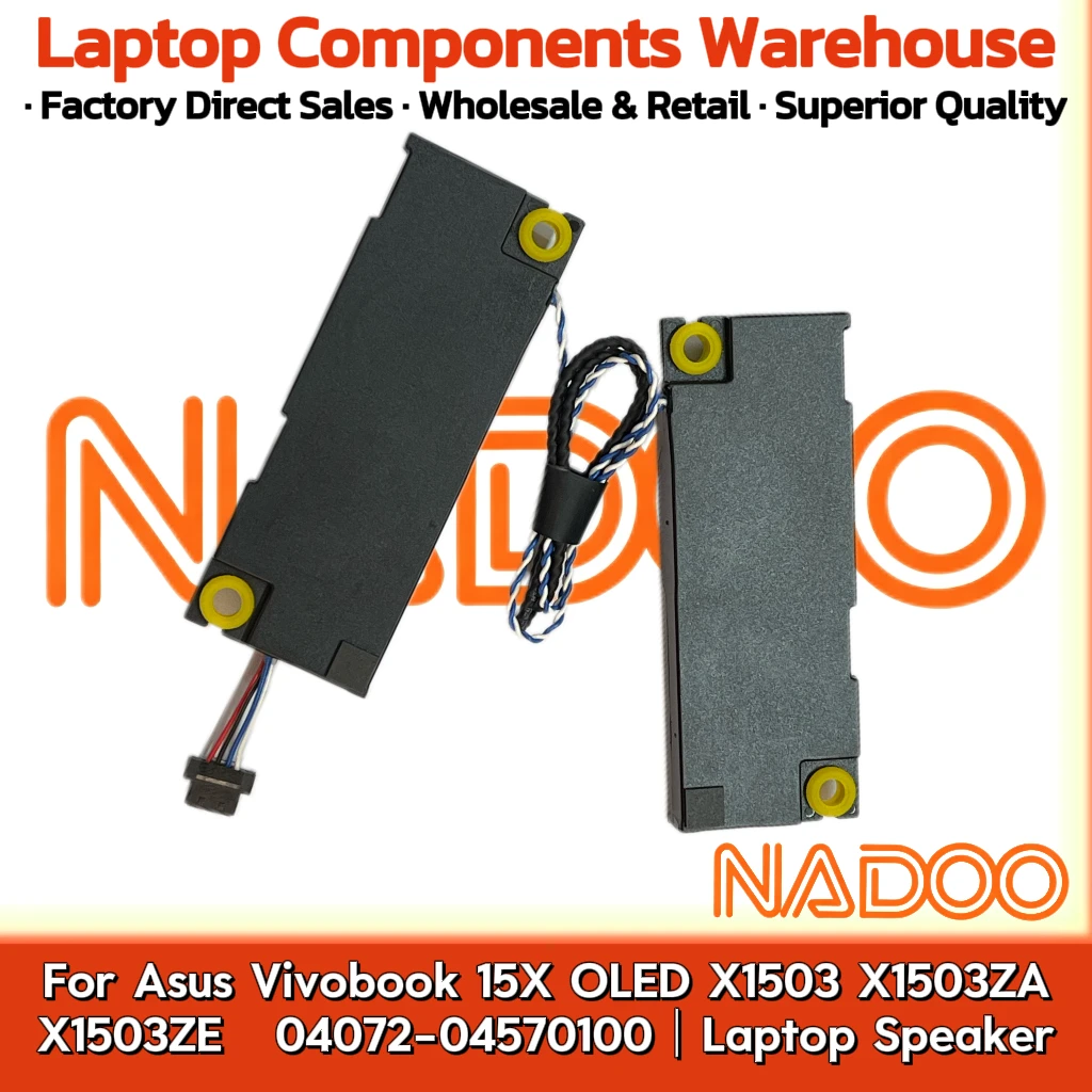 New Original Laptop Notebook Audio Speaker For Asus Vivobook 15X OLED X1503 X1503ZA X1503ZE   04072-04570100 Built in horn audio