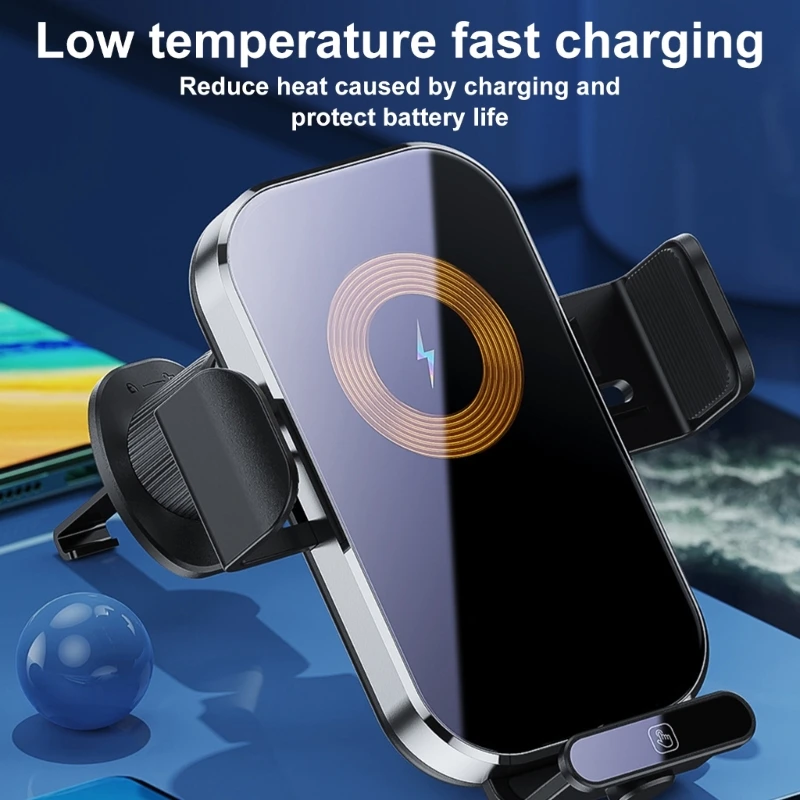 360 Degree Rotating Auto Sensing Wireless Charging Mount Stand for 15 14 13 12