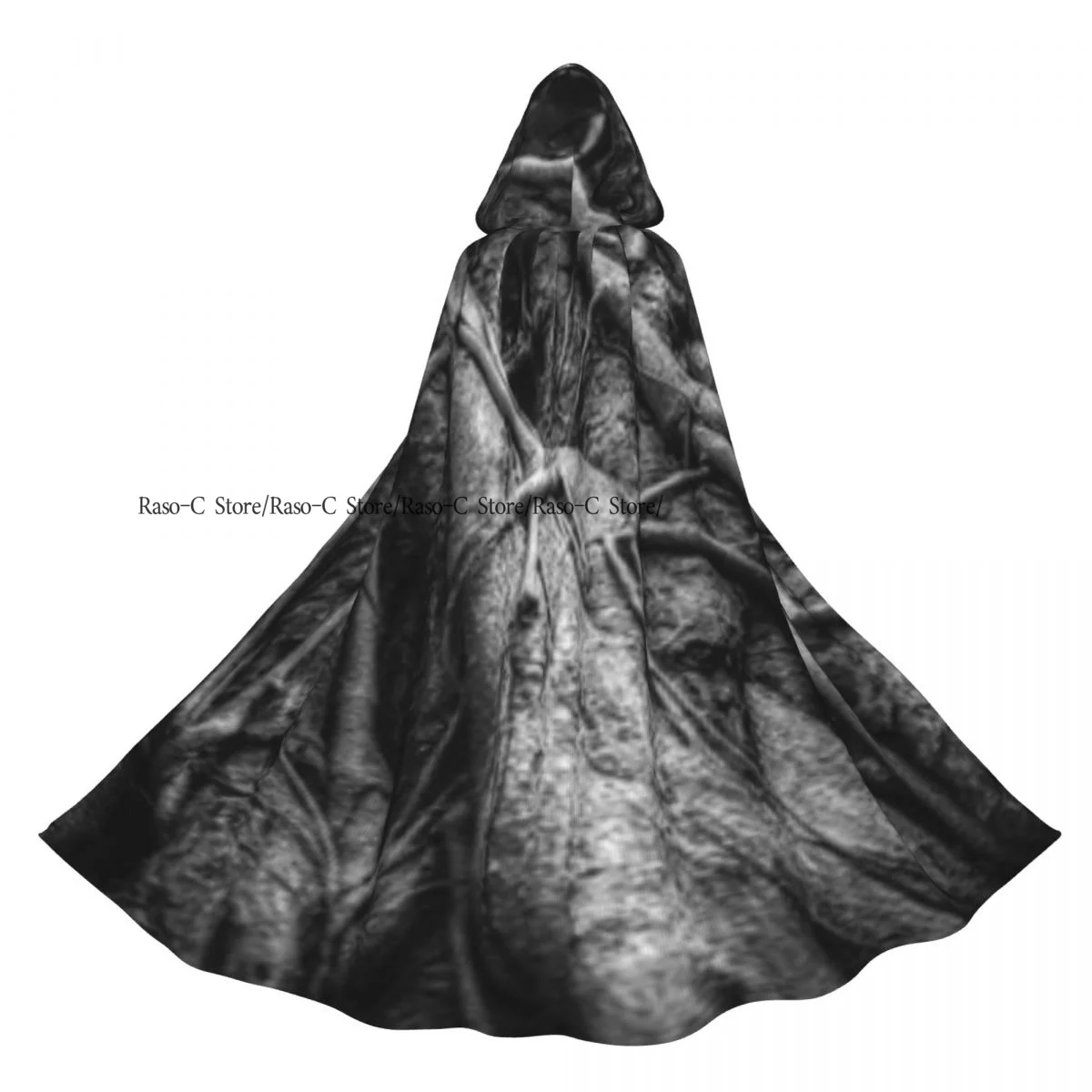 

Long Cape Cloak Indian Banyan Tree Roots Hooded Cloak Coat Autumn Hoodies