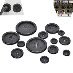 Hole Wiring Cable Washer Ring Coil Gasket Groove Rubber 20-35mm Petal Type Rubber Protective Coil Blanking Wire Protection