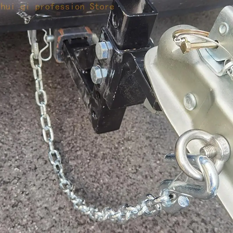 Anhänger-Sicherheitskette aus beschichtetem Metall, 1 Meter Abschleppkette für den Anschluss H8WE – Detail 5