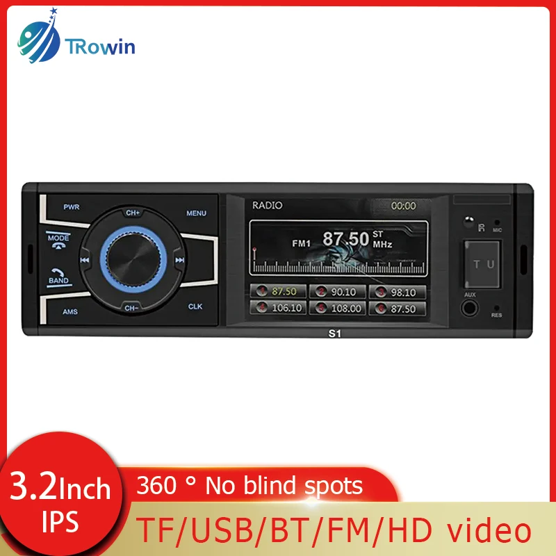 

3.2-Inch Car MP5 Player Bluetooth Hands-Free Audio Stereo Reverse Priority FM Radio Multimedia Player Vehicles Accessories