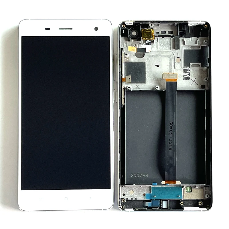 5.0 original para xiaomi mi 4 mi4 tela lcd + quadro painel de toque digitador para xiaomi 4 2014215 display