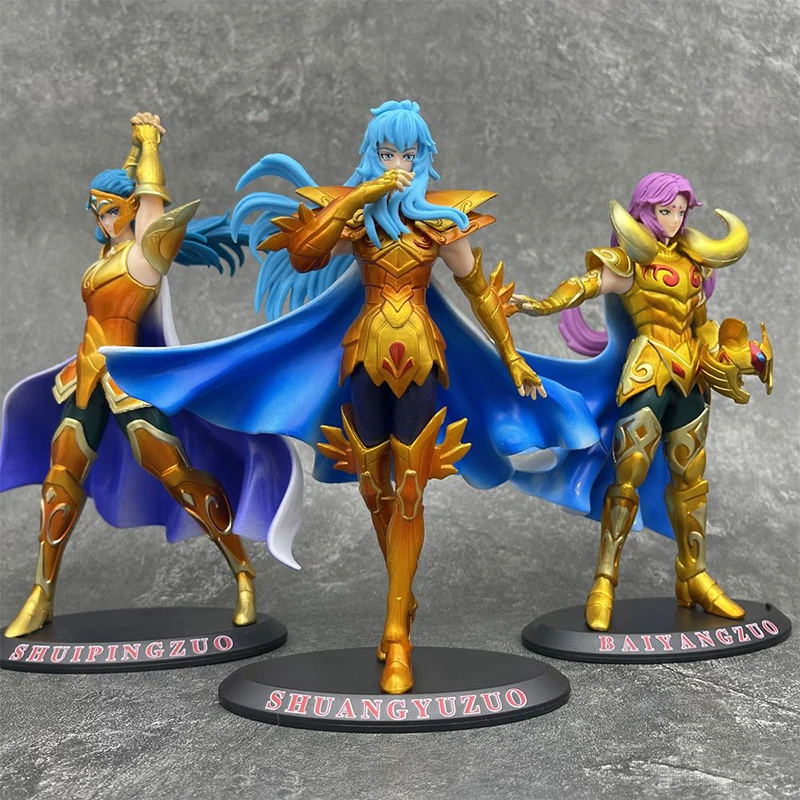 Saint Seiya Knights The Zodiac Hagen Ennestu Shiryu PVC Action Model Decoration Anime Statue Figure Model Toys Dolls Presents