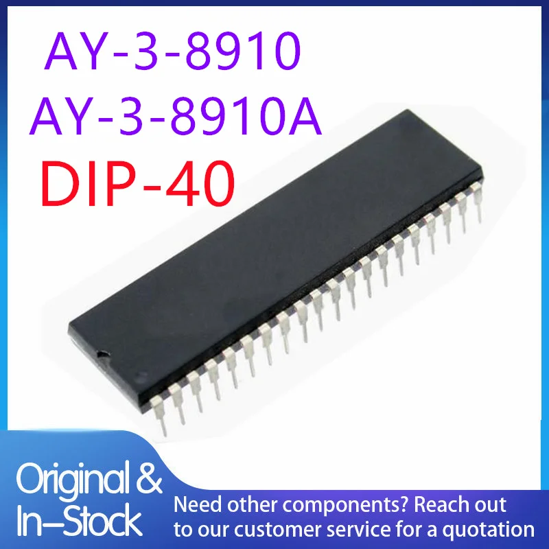 (2-5piece) New Original AY-3-8910 AY-3-8910A AY-3 8910 8910A DIP-40package