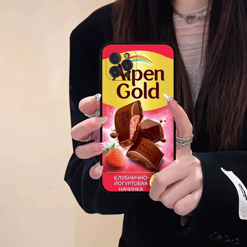 Chocolate Box Phone Case Silicone Soft For Iphone 16 15 14 13 12 11 Pro Mini XS MAX Plus X Cover