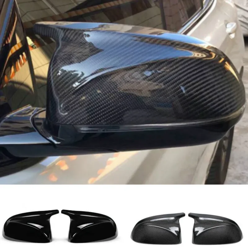 

For BMW X3 G01 X4 G02 X5 G05 X6 G06 X7 G07 2018 2019 2020 M style black rearview mirror cover X3M Look rearview mirror cover