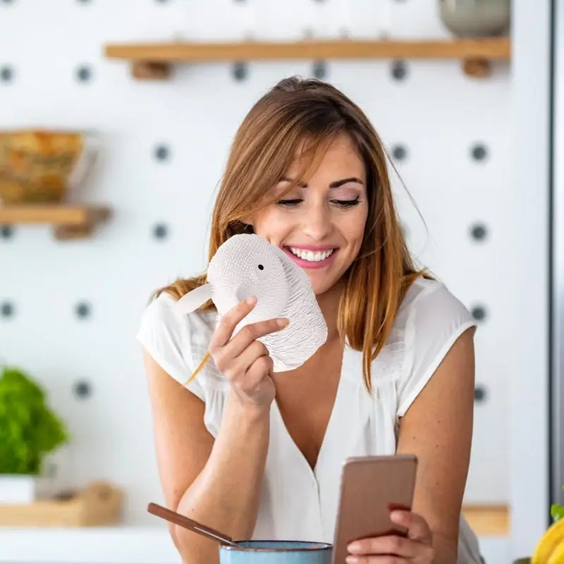 Squeeze Stress Toy Long Haired TPR Hairball Dog Stress Toy Antistress Sensory Toys Soft Vent Family Desk Accessories