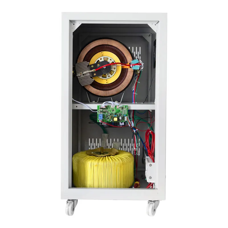 Single Phase Voltage Stabilizer 30KVA 40KVA 220V Servo Motor Automatic Full Copper for Telecommunication Equipment Network Room