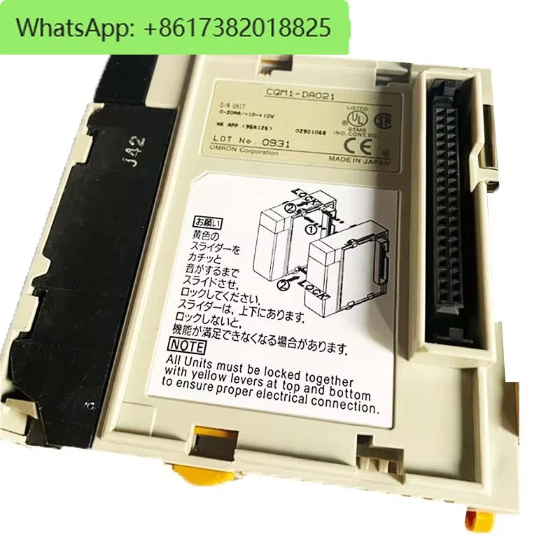 Módulo de saída PLC CQM1-DA021 unidade de saída módulo de quantidade analógica é novo e original CQM1-DA021