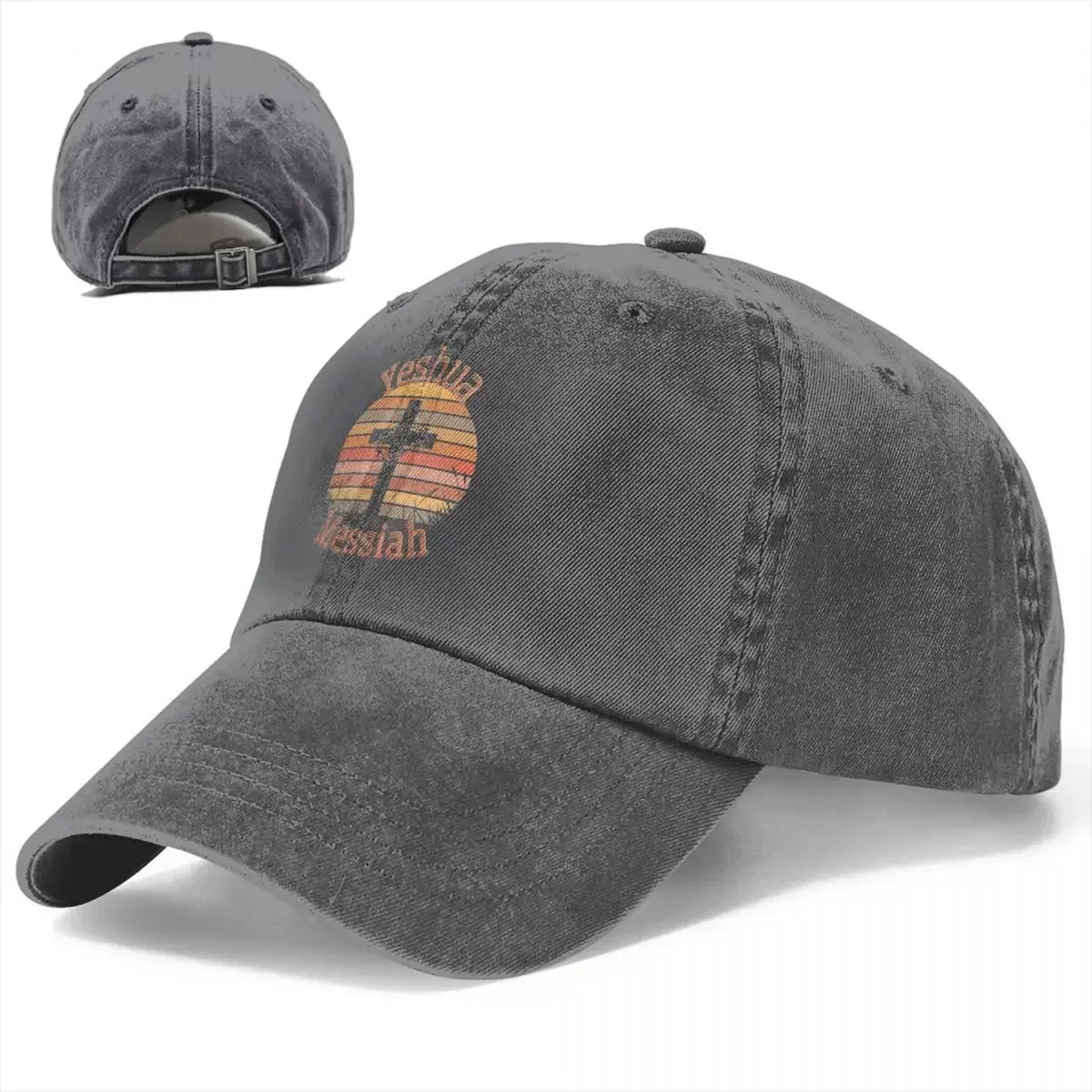 New Yeshua Messiah Jesus Unisex Baseball Caps Distressed Washed Caps Hat Vintage Outdoor Running Golf Headwear