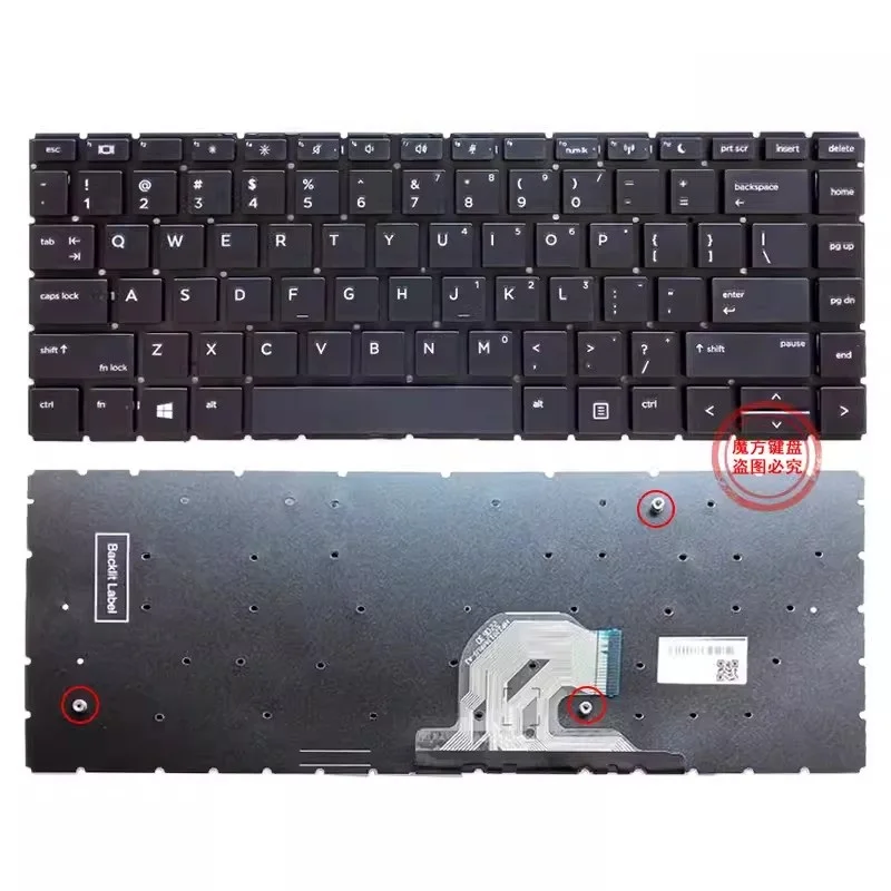 New US Keyboard for HP 440 445 445R G6 G7 HSN-Q15C HSN-Q24C HSN-Q21C Zhan 66 PRO A 14 G2 G3 PRO 13 G4