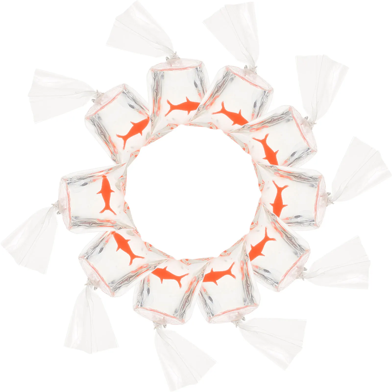 

10 Pcs Goldfish Water Bag Pendant DIY Jewelry Accessories Making Parts Earring Manual