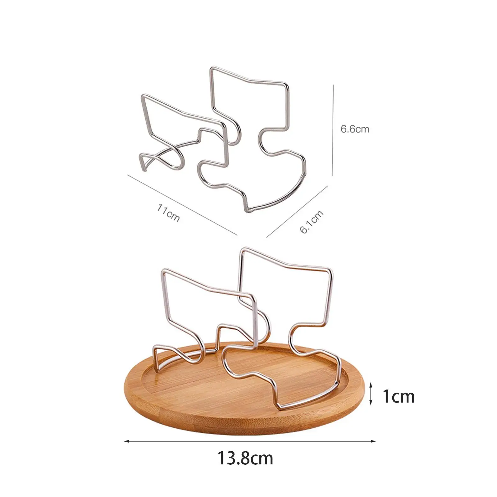 Портативный держатель для кофейного фильтра с деревянным подносом, подставка для капель кофе ручной работы, подвесной держатель для капель ушей для пикника, кемпинга, отдыха на природе