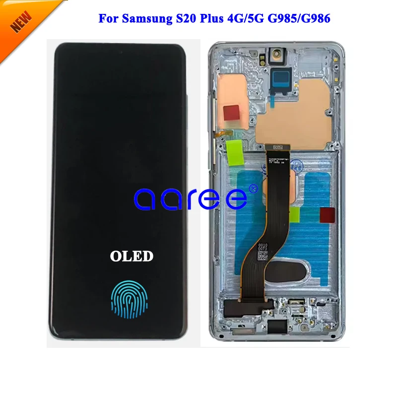 AMOLED OLED LCD Screen For Samsung S20 Plus For SAMSUNG S20 Plus G985F Disaplay LCD Screen Touch Digitizer Assembly