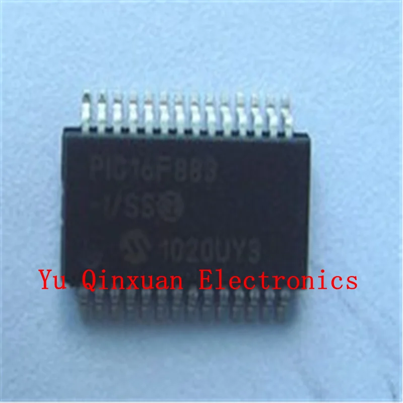 PIC16F883-I/SS SSOP-28 Microcontroller, 8-bit, Flash memory, AEC-Q100, new original stock