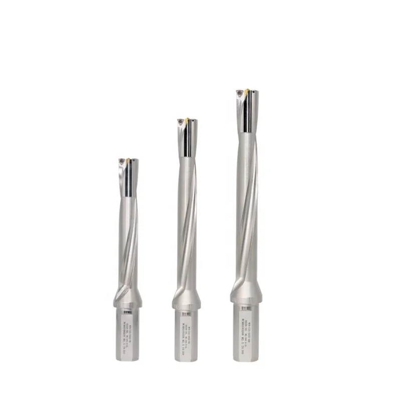 

Coolant Deep Hole SP/WC U Drill Indexable 6D/8D/10D High Quality With Center Drill