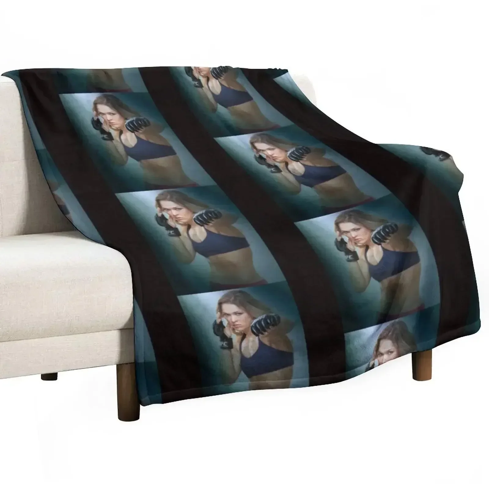 Ronda Rousey Throw Blanket heavy to sleep Single For Decorative Sofa Blankets