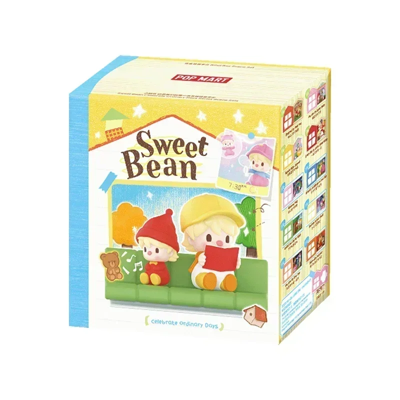 

PopMart Sweet Bean Celebrate Ordinary Days Series Scene Set Blind Box Toys Kawaii Anime Action Figure Surprise Doll