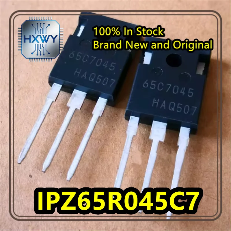 (1/5 pcs) 65C7045 IPZ65R045C7 Package TO-247-4 650V 46A 100% New Genuine Original Stock Electronic Component IC