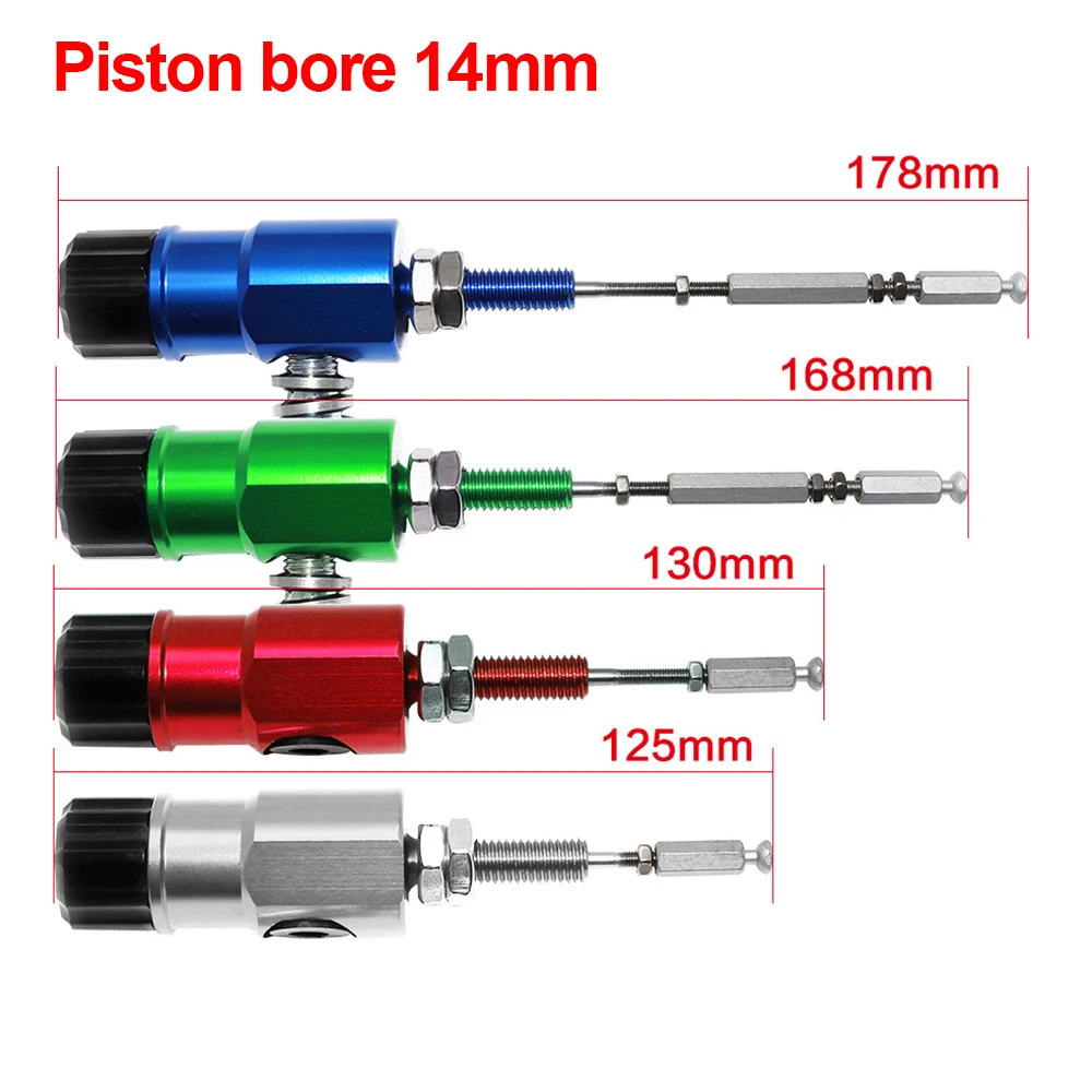 14mm Piston Motorcycle Master Cylinder Hydraulic Brake Clutch Efficient Rod Transfer Pump Motorbike Modification Accessories