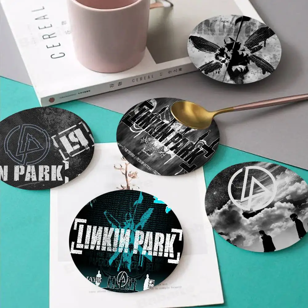 Rock Band L-Linkin Cool P-Park Wooden Coaster Colour Printin