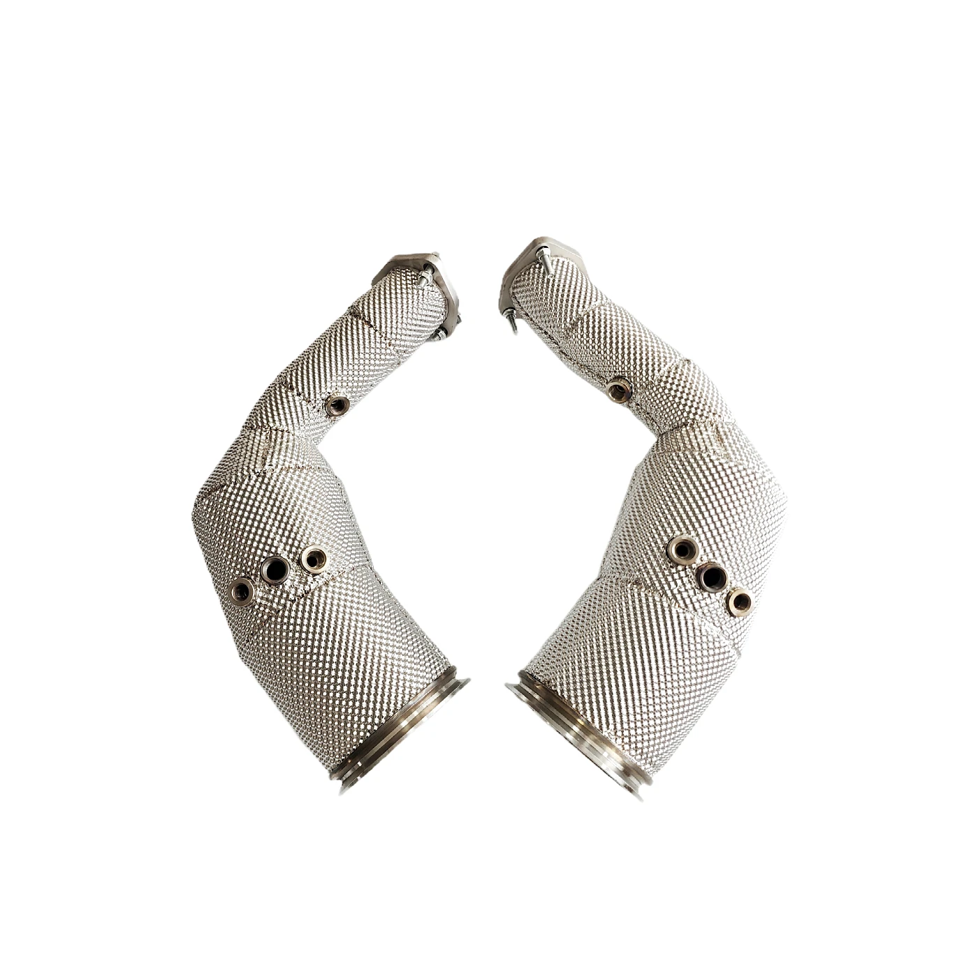 AKS Catted Heatshield For Audi RSQ8 SQ7 SQ8 4.0T Downpipe