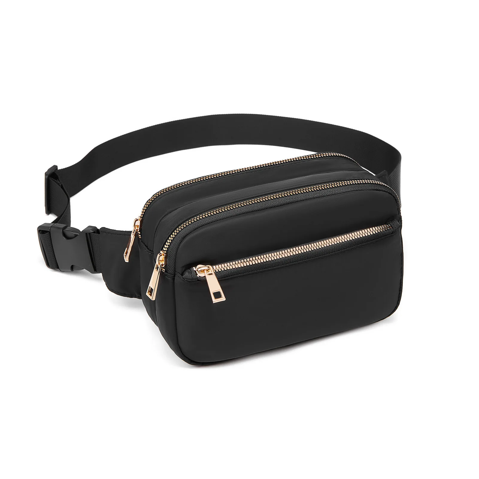 新しいトレンドのメンズ横型バッグ、オックスフォード生地の大容量スポーツチェストバッグ、メンズアウトドアウエストバッグ