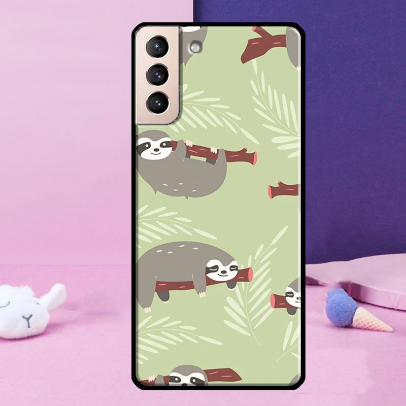 Baby Sloth Case For Samsung Galaxy S23 S22 Ultra S21 S20 FE Note 10 20 Ultra S8 S9 S10 Plus Cover