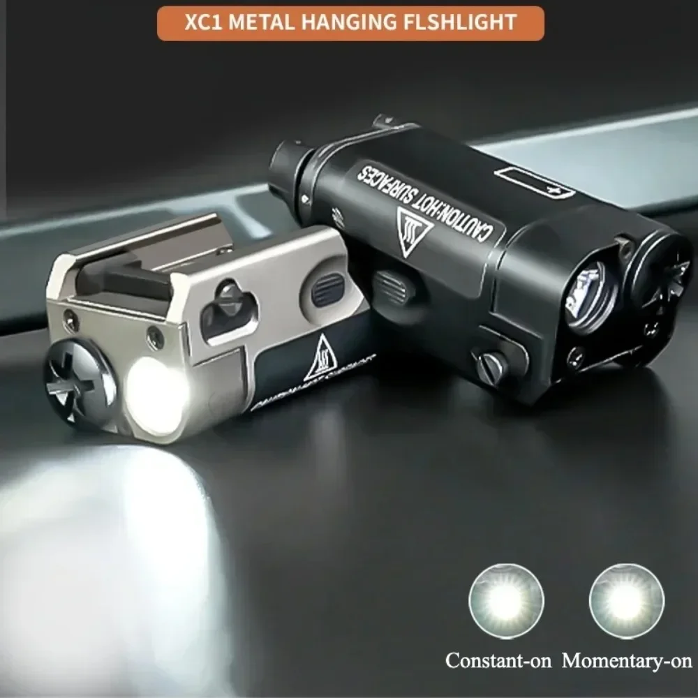 التكتيكية XC1 مصباح ليد جيب ترقية المعادن في الهواء الطلق الصيد مسدس الكشفية بندقية ضوء ل الادسنس غلوك 17 18C 19 ملحقات المسدس #5
