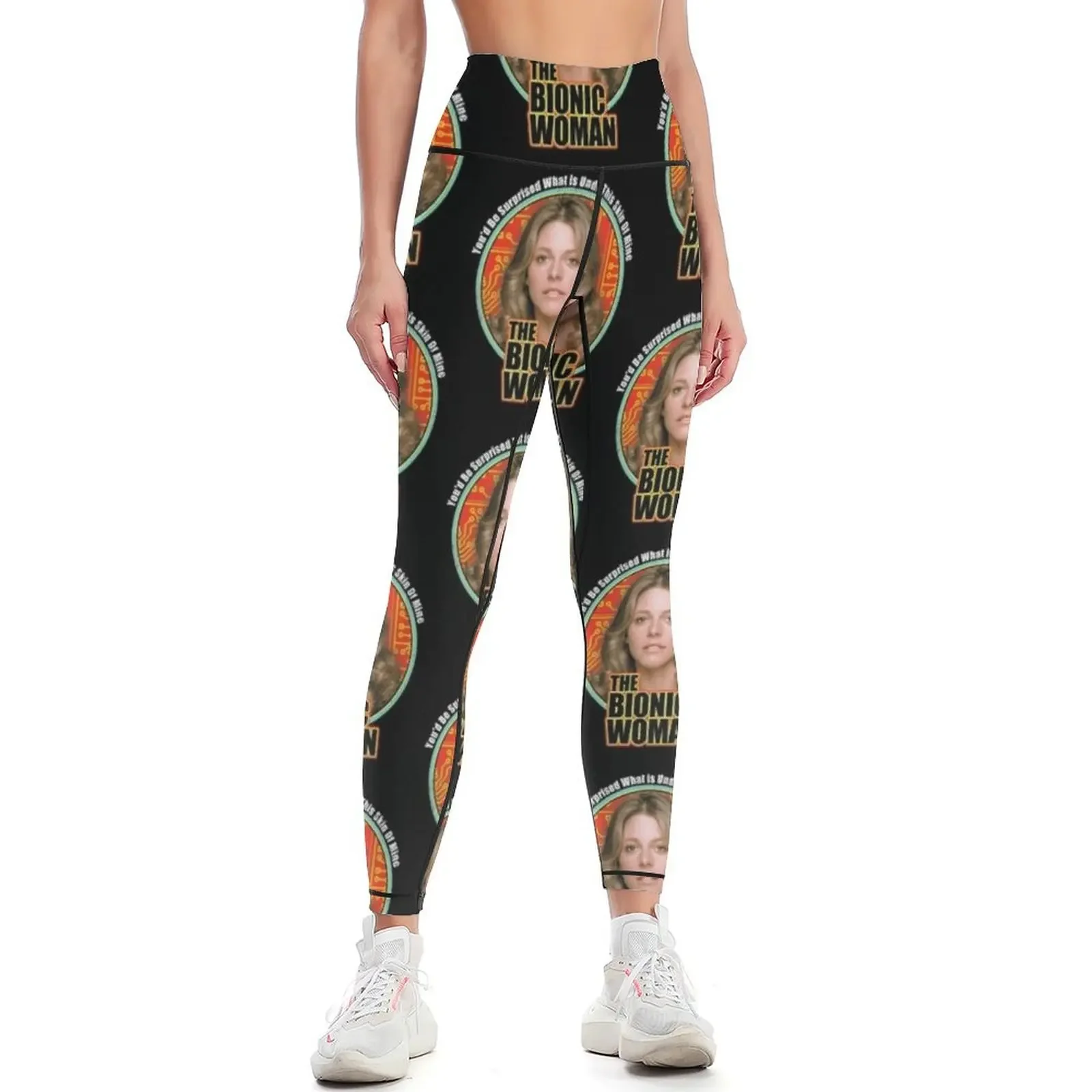

The Bionic Woman Leggings Female legging pants Sports female Women's gym Training pants Womens Leggings