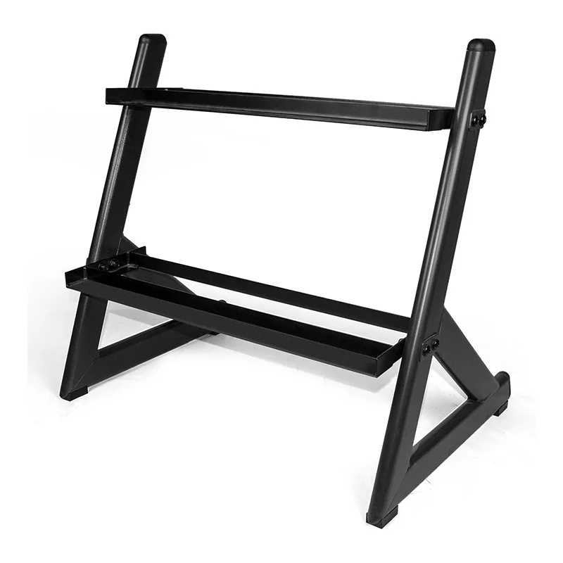 

Manufacturer Wholesale Dumbbell Rack 2 Tier Adjustable Vertical Dumbbell Rack With Weights