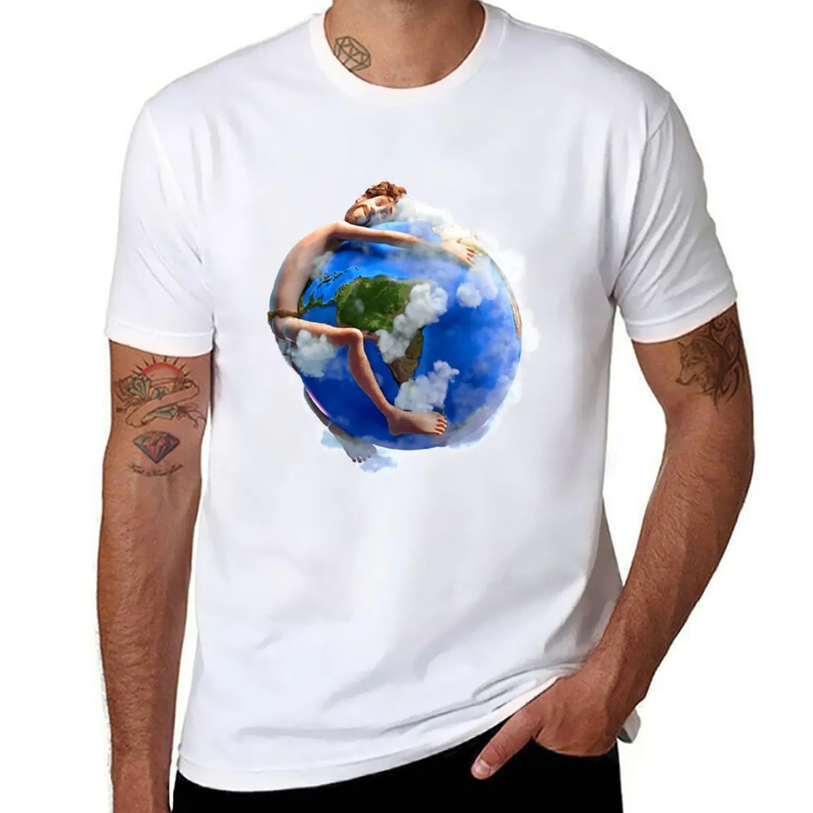 

We Love The Earth - Lil Dicky Earth Hug T-Shirt man t shirts cotton funny t shirts dark humor T-Shirt