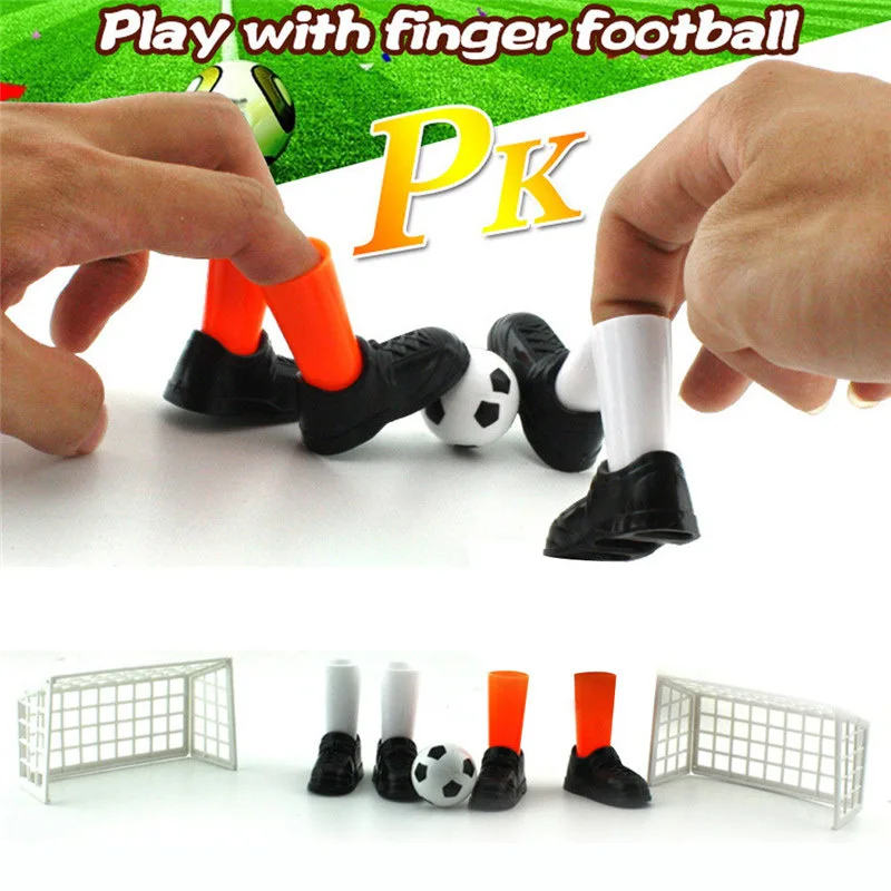 Children's Mini Finger Soccer Toys Fun Fingertip Soccer Set Desktop Competitive Interactive Sports Games Toys Props