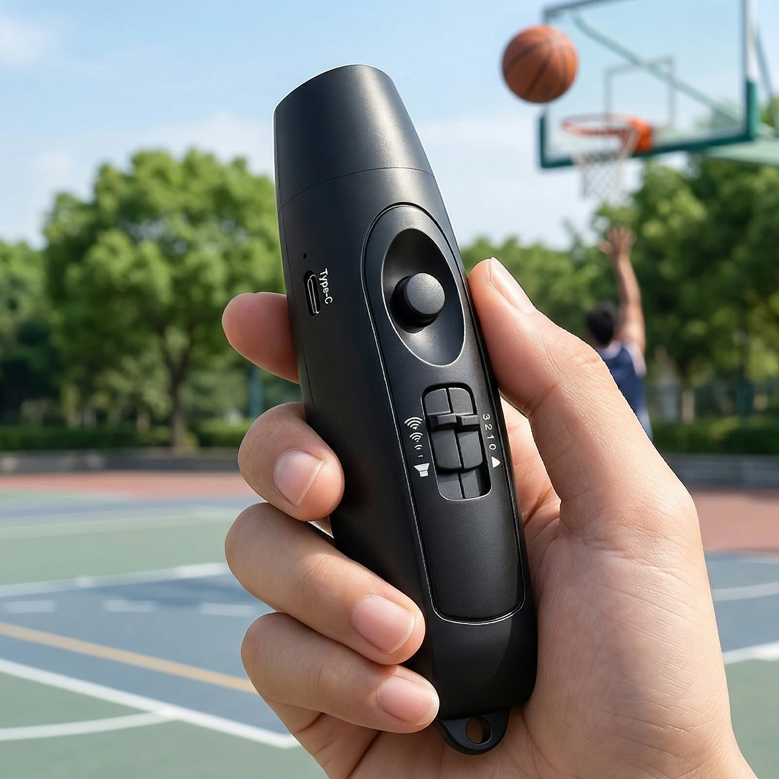 electronic-air-bear-horn-120-150db-hand-emergency-whistle-with-led-safety-light-with-lanyard-for-hiking-camping-scare-bears