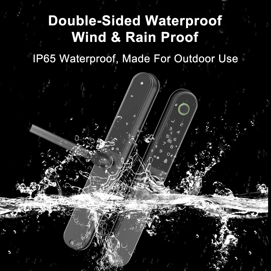 قفل ذكي CDOK TTlock، فتح متعدد الوظائف، مناسب للأبواب الزجاجية ذات الإطارات، وكذلك الأبواب الخشبية والمعدنية #2