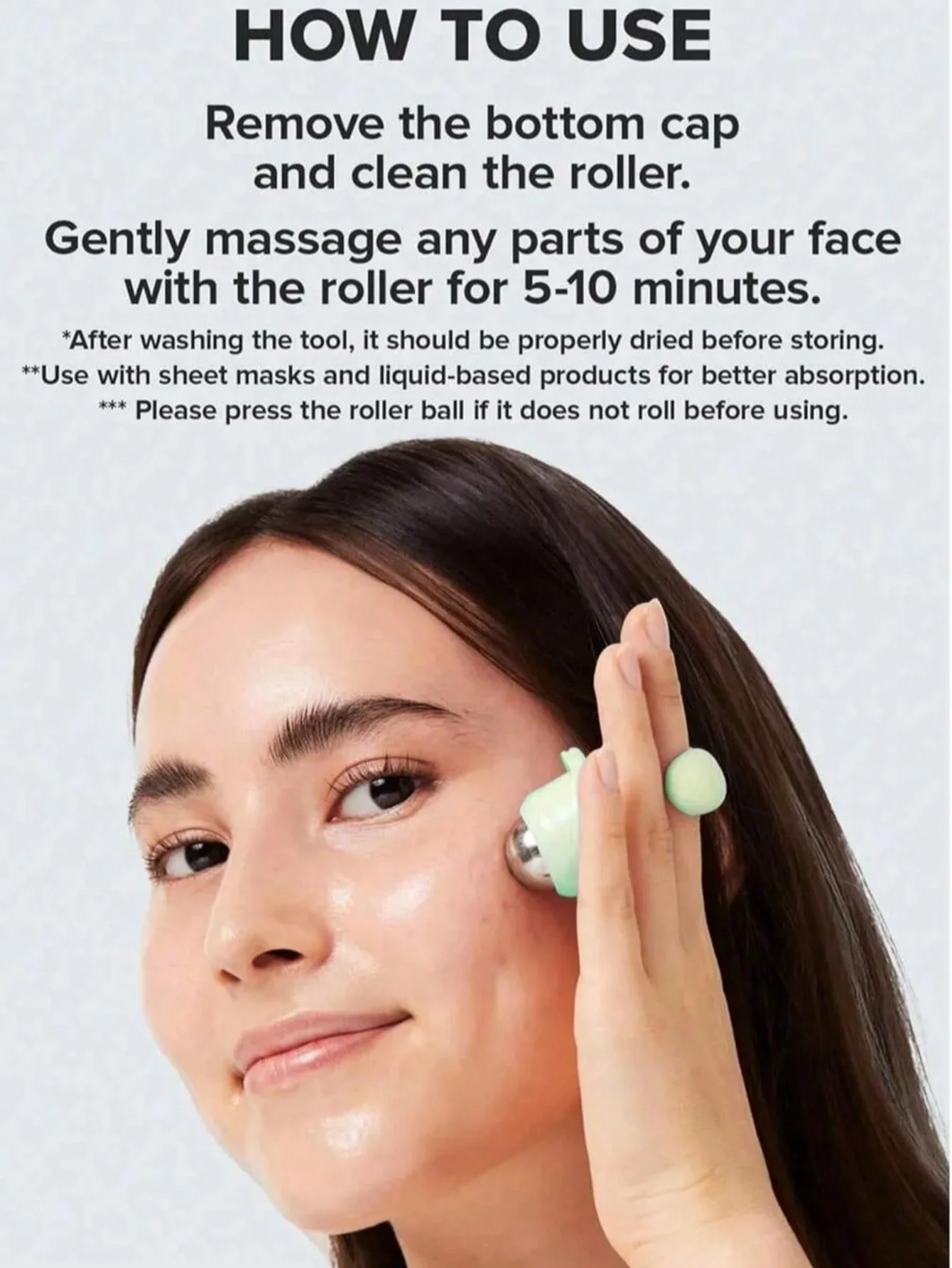 HMQ Skincare Compact Eye Relax - Ice Roller Face Cold ulasan dan harga